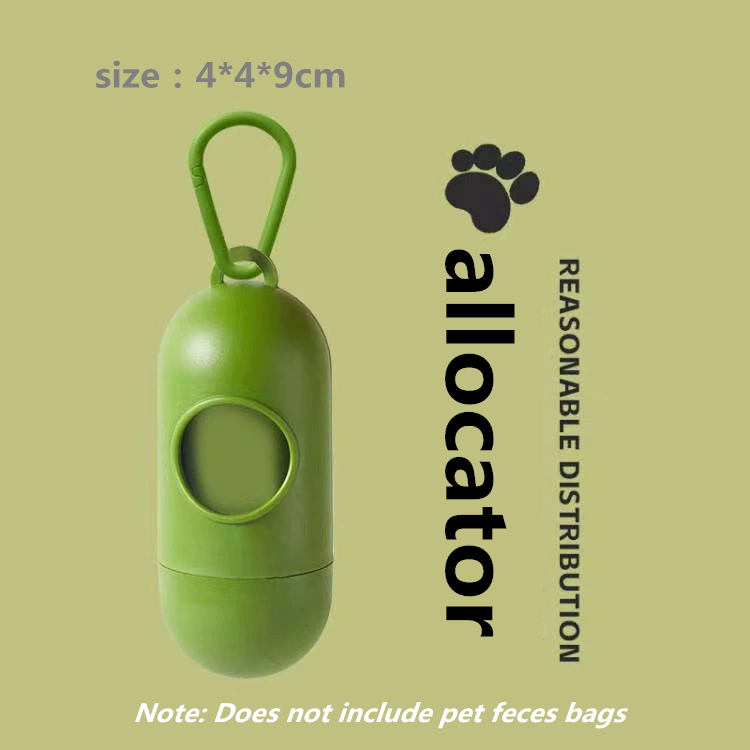 Biodegradable Pet Waste Bags Thickened Portable Printed Dog Poop Bags Eco-friendly Outdoor Pet Poop Pickup Bags with Organizer