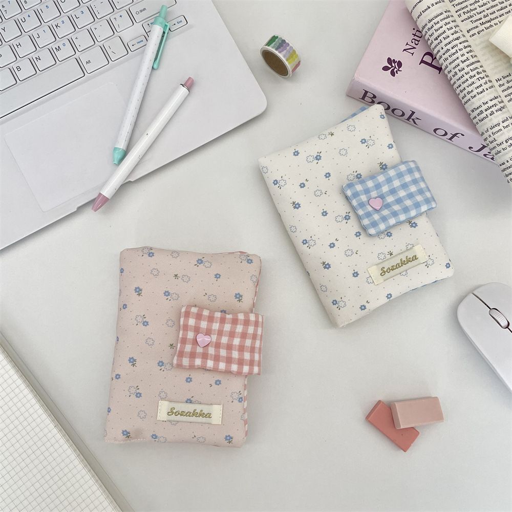 1PC    Multipurpose Floral Patterns Notebook Detachable Diary Stain Resistant Floral Print Diary Book Aesthetic Fabric