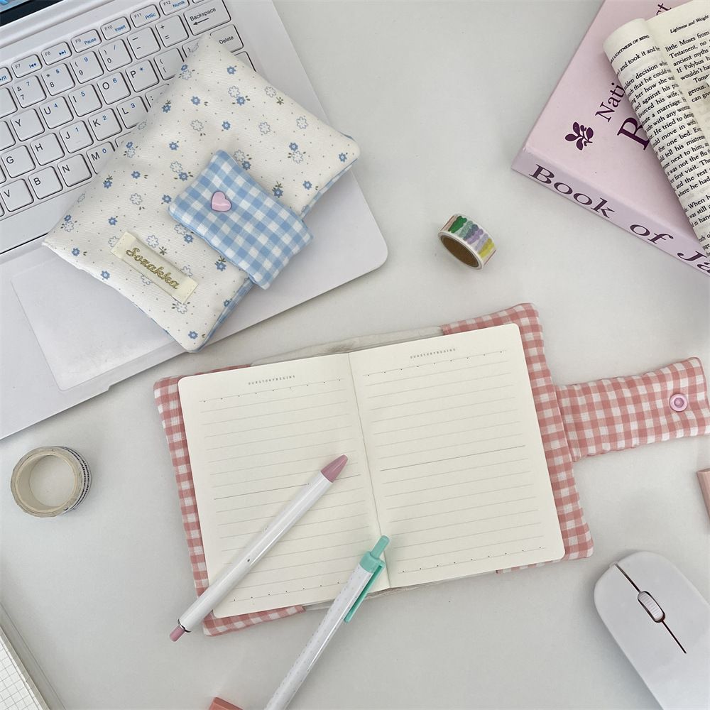 1PC    Multipurpose Floral Patterns Notebook Detachable Diary Stain Resistant Floral Print Diary Book Aesthetic Fabric