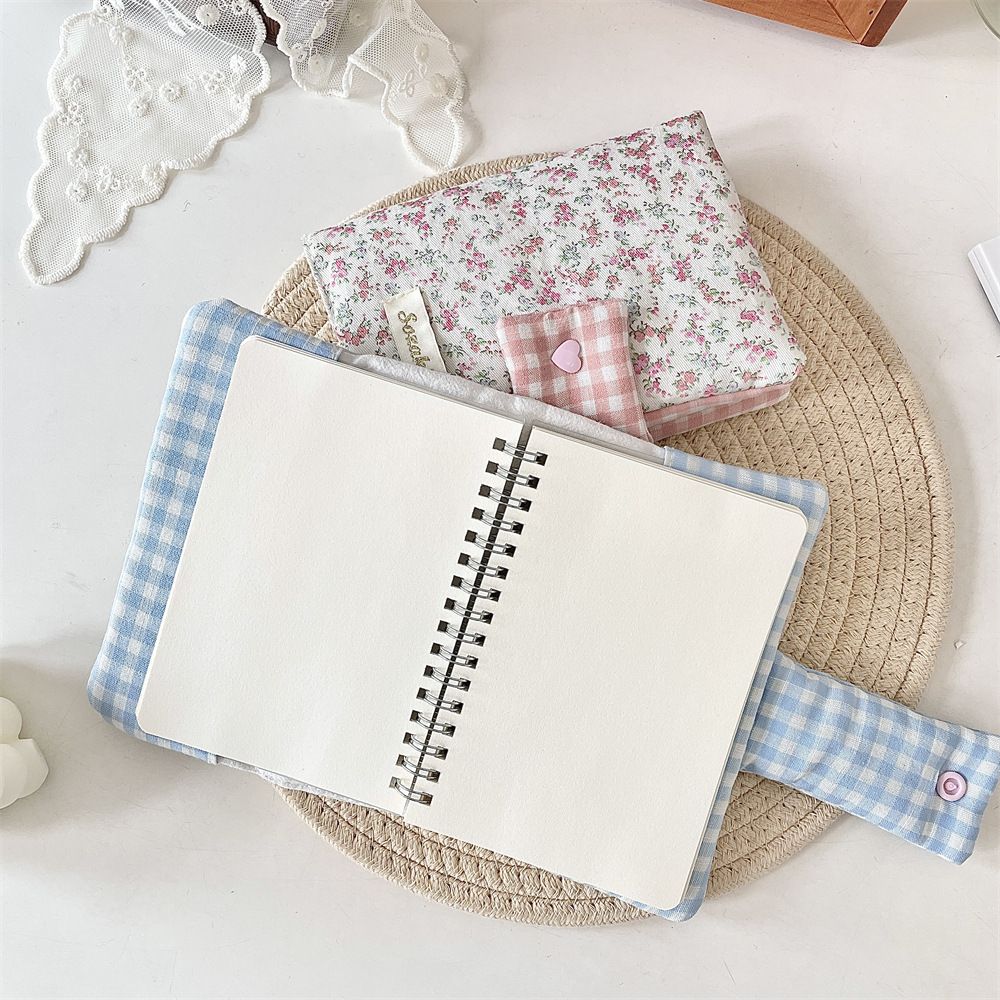 1PC    Multipurpose Floral Patterns Notebook Detachable Diary Stain Resistant Floral Print Diary Book Aesthetic Fabric