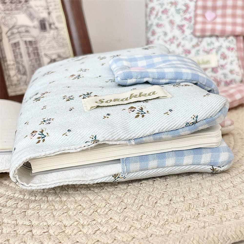 1PC    Multipurpose Floral Patterns Notebook Detachable Diary Stain Resistant Floral Print Diary Book Aesthetic Fabric