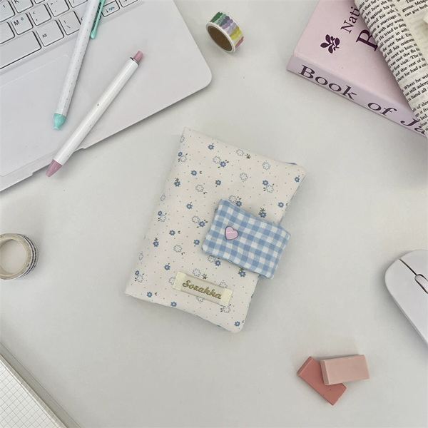 1PC    Multipurpose Floral Patterns Notebook Detachable Diary Stain Resistant Floral Print Diary Book Aesthetic Fabric