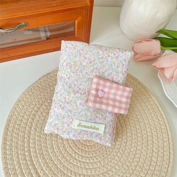 1PC    Multipurpose Floral Patterns Notebook Detachable Diary Stain Resistant Floral Print Diary Book Aesthetic Fabric