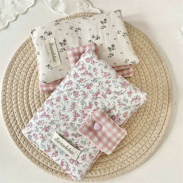 1PC    Multipurpose Floral Patterns Notebook Detachable Diary Stain Resistant Floral Print Diary Book Aesthetic Fabric