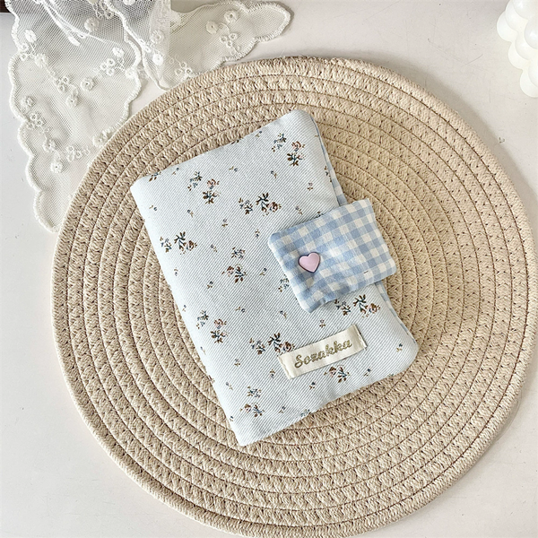 1PC    Multipurpose Floral Patterns Notebook Detachable Diary Stain Resistant Floral Print Diary Book Aesthetic Fabric