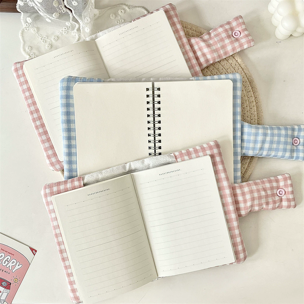 1PC    Multipurpose Floral Patterns Notebook Detachable Diary Stain Resistant Floral Print Diary Book Aesthetic Fabric