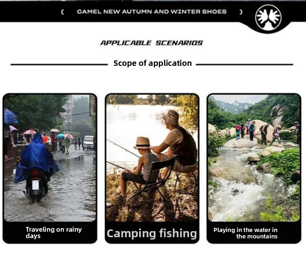 Classic Korean Black Anti-Slip Men's Rubber Boots Short Tube Sports Style Thickened Environmental Protection Water Shoes Zapatos