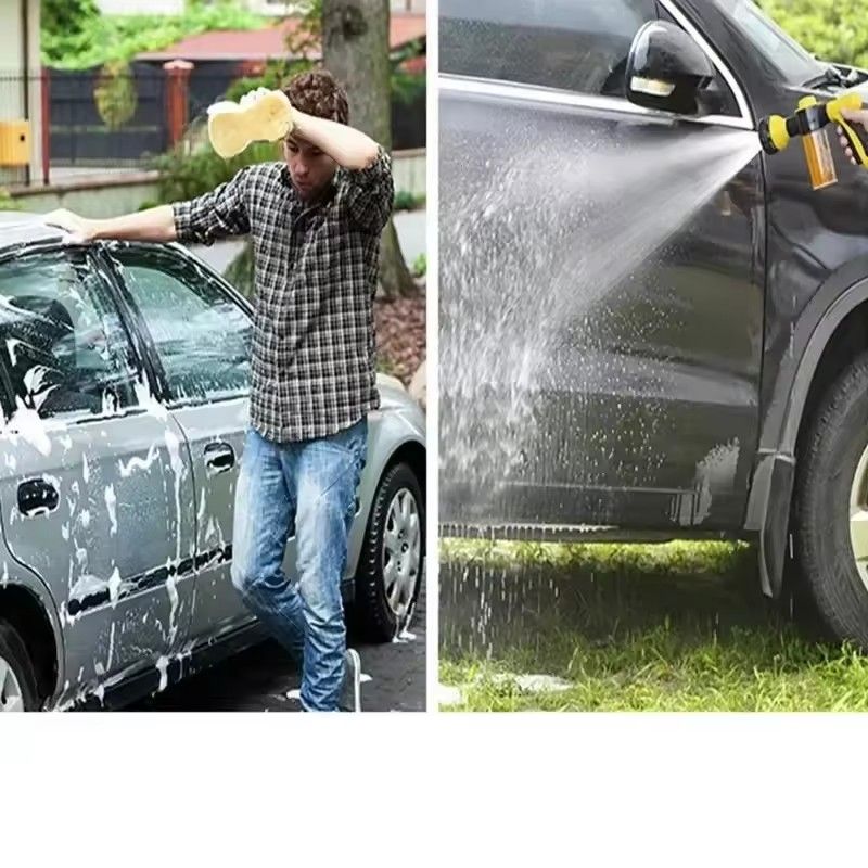 Portable Auto Foam Lance Water Gun High Pressure  Nozzle Jet Car Washer Sprayer Cleaning Tool Automobile Garden Wash Tool