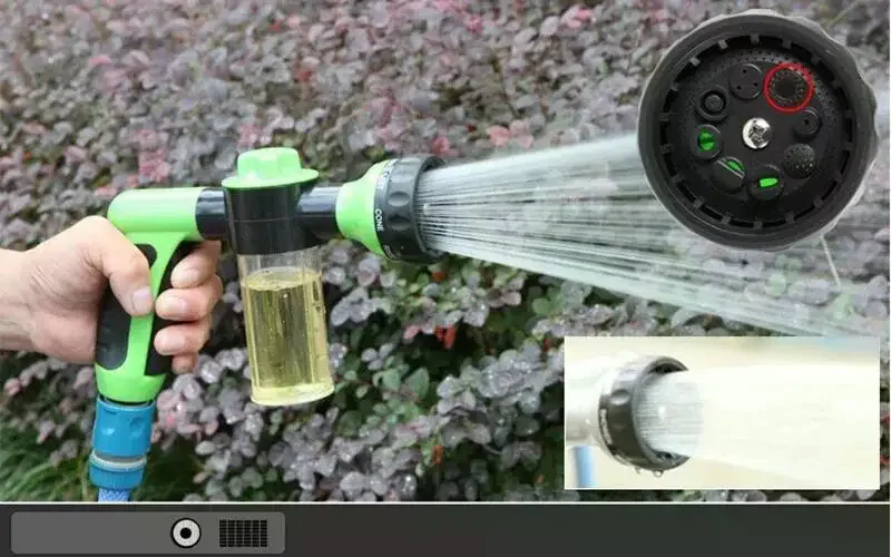 Portable Auto Foam Lance Water Gun High Pressure  Nozzle Jet Car Washer Sprayer Cleaning Tool Automobile Garden Wash Tool