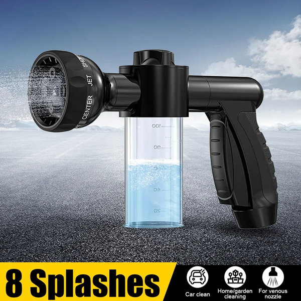 Portable Auto Foam Lance Water Gun High Pressure  Nozzle Jet Car Washer Sprayer Cleaning Tool Automobile Garden Wash Tool