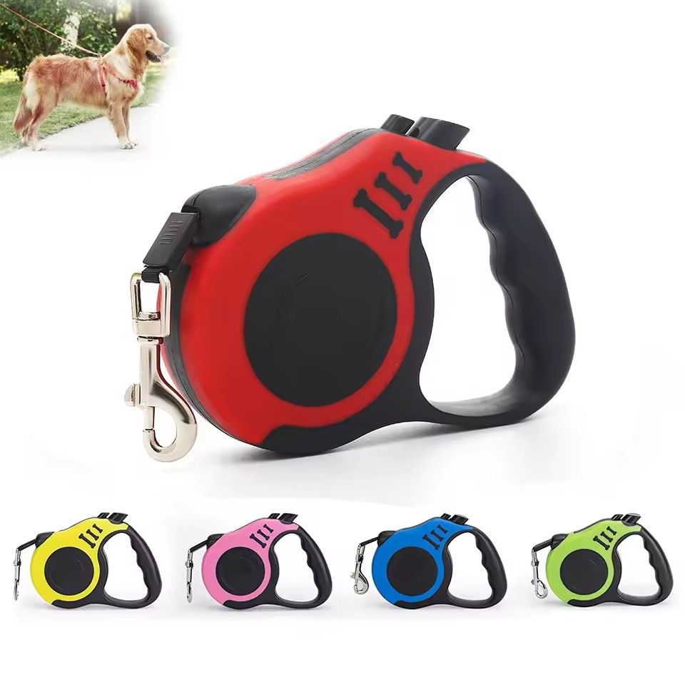 1PC   5m Retractable Dog Leash Automatic Telescopic Tractor Dog Rope Flexible Nylon Leash Traction Puppy Cats Dogs Pet Supplies