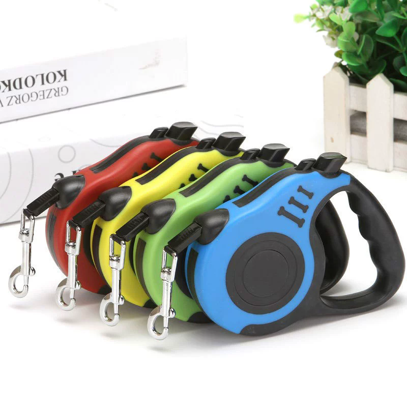 1PC   5m Retractable Dog Leash Automatic Telescopic Tractor Dog Rope Flexible Nylon Leash Traction Puppy Cats Dogs Pet Supplies