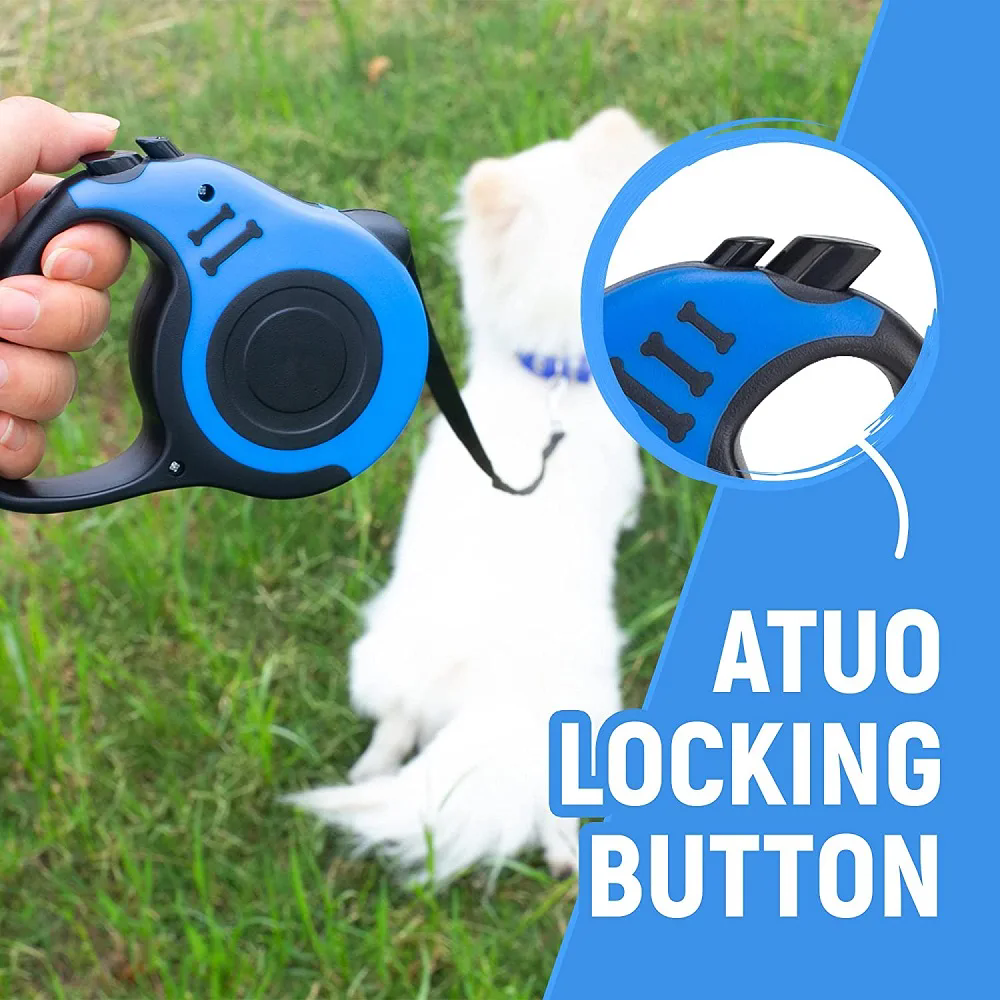 1PC   5m Retractable Dog Leash Automatic Telescopic Tractor Dog Rope Flexible Nylon Leash Traction Puppy Cats Dogs Pet Supplies