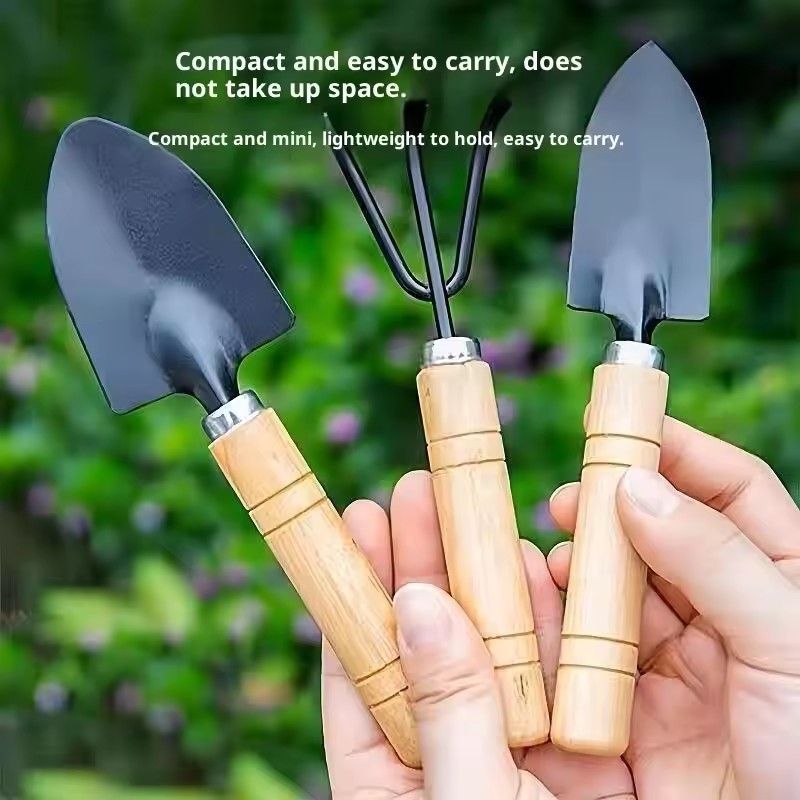 Mini Garden Tool Set For Garden Plants Flower Pot Cactus Vegetables Digging Weeding Indoor Small Plants Garden Tools C-682