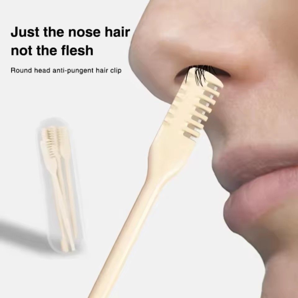 Multi 360° Nose Hair Trimmer 2 in 1 Design Can Be Used for Nose Hair Trimming Tail Can Be Used for Ear Cleaning Removal Scraper C-676