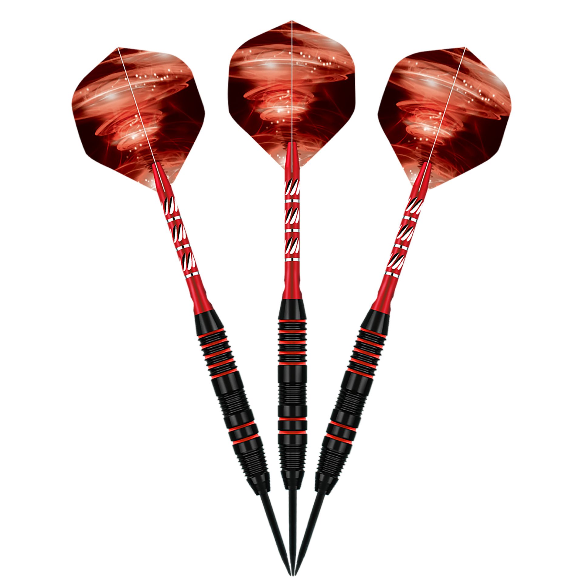 Tungsten Darts 3pcs/sets with Case+Steel Tip Needle+Barrel+Flights+Sports Shafts Professional Monochrome/Bicolor Darts Gifts