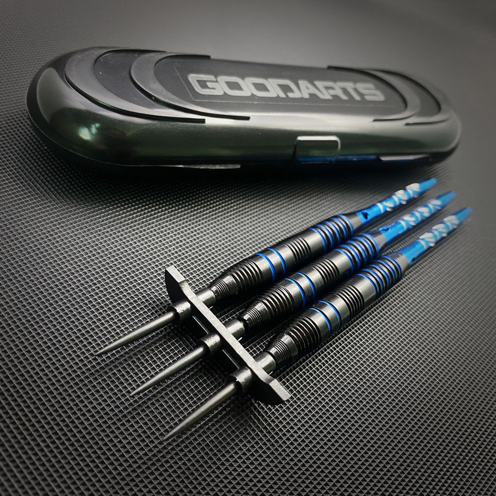 Tungsten Darts 3pcs/sets with Case+Steel Tip Needle+Barrel+Flights+Sports Shafts Professional Monochrome/Bicolor Darts Gifts