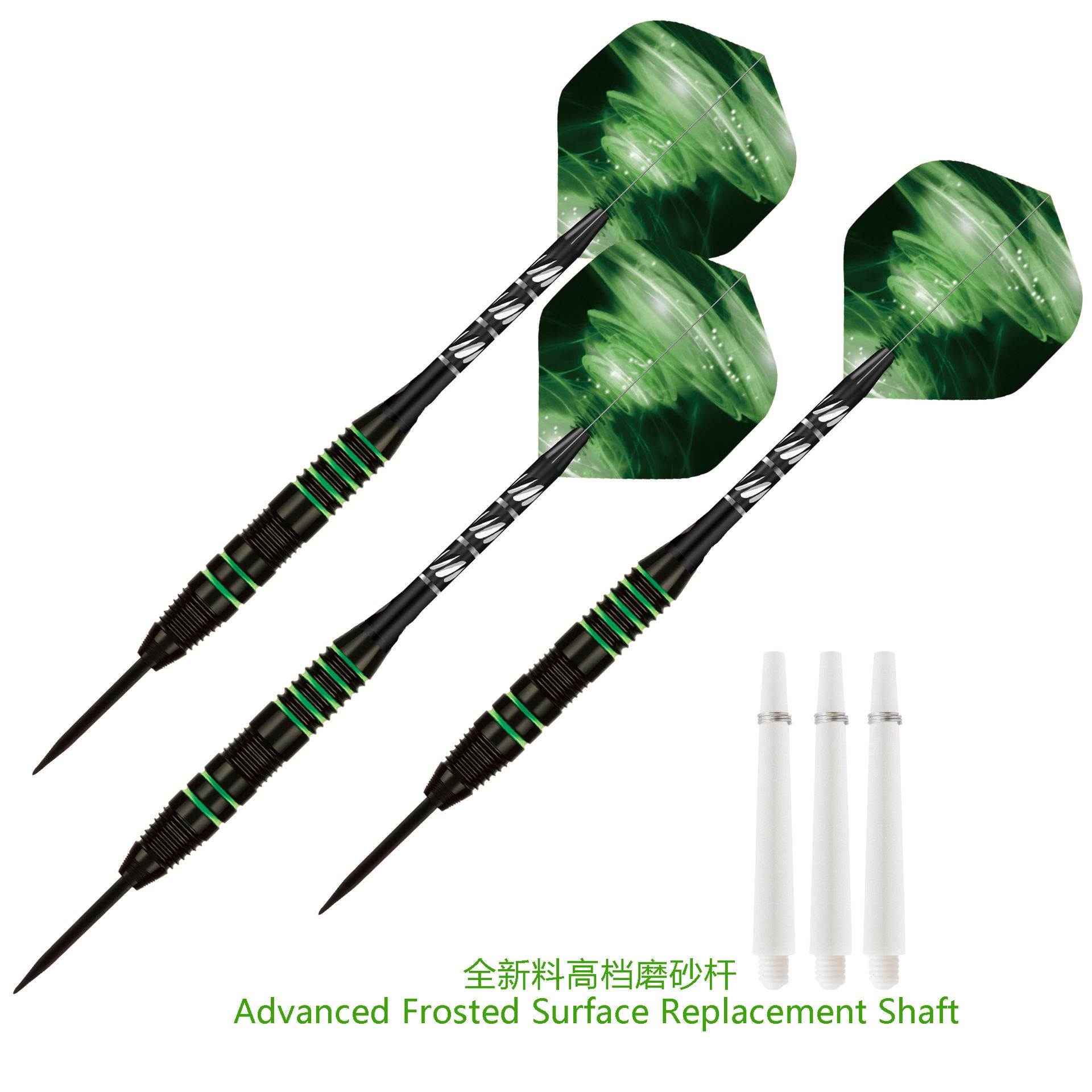 Tungsten Darts 3pcs/sets with Case+Steel Tip Needle+Barrel+Flights+Sports Shafts Professional Monochrome/Bicolor Darts Gifts