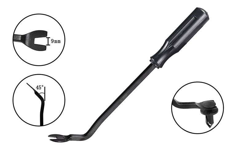 5Pcs Auto Door Clip Panel Trim Removal Tools Kits Navigation Blades Disassembly Car Interior Seesaw Conversion Repairing Tool