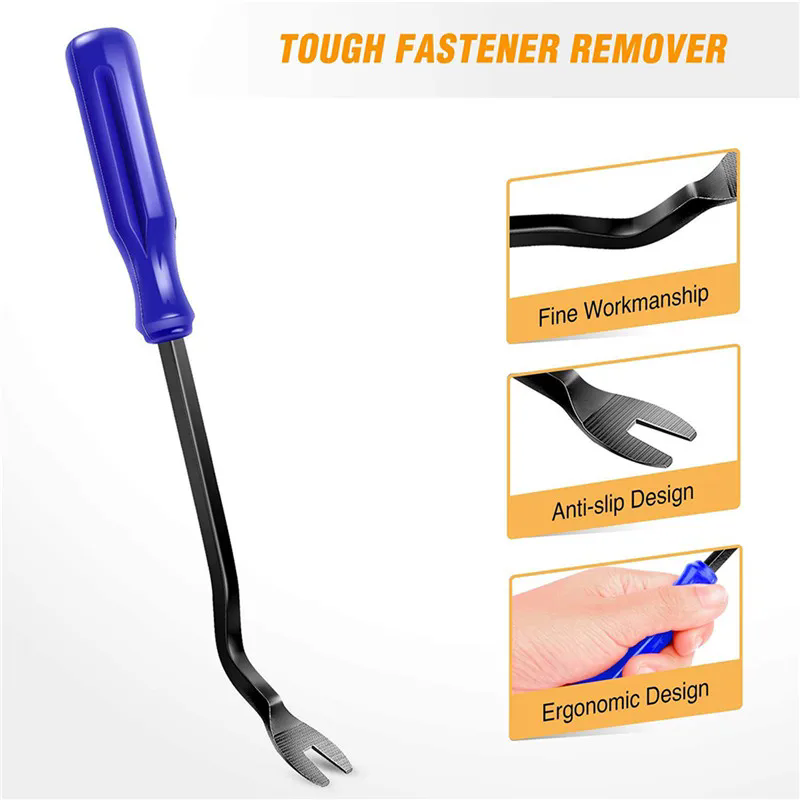 5Pcs Auto Door Clip Panel Trim Removal Tools Kits Navigation Blades Disassembly Car Interior Seesaw Conversion Repairing Tool
