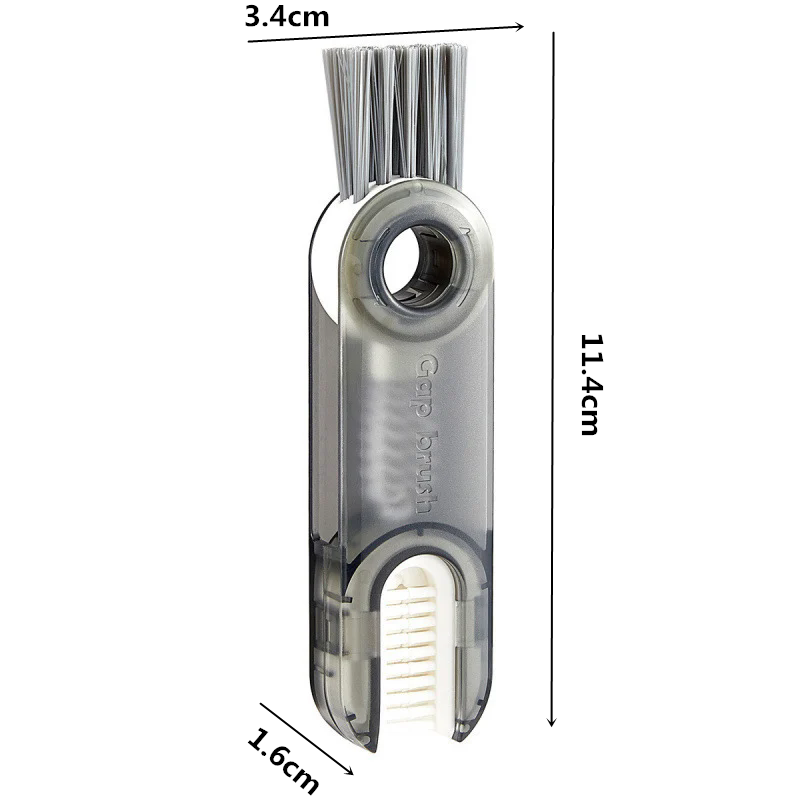 1PC cleaning brush three in one cup brush water cup cleaning artifact thermos bottle gap U-shaped cup mouth cup lid brush