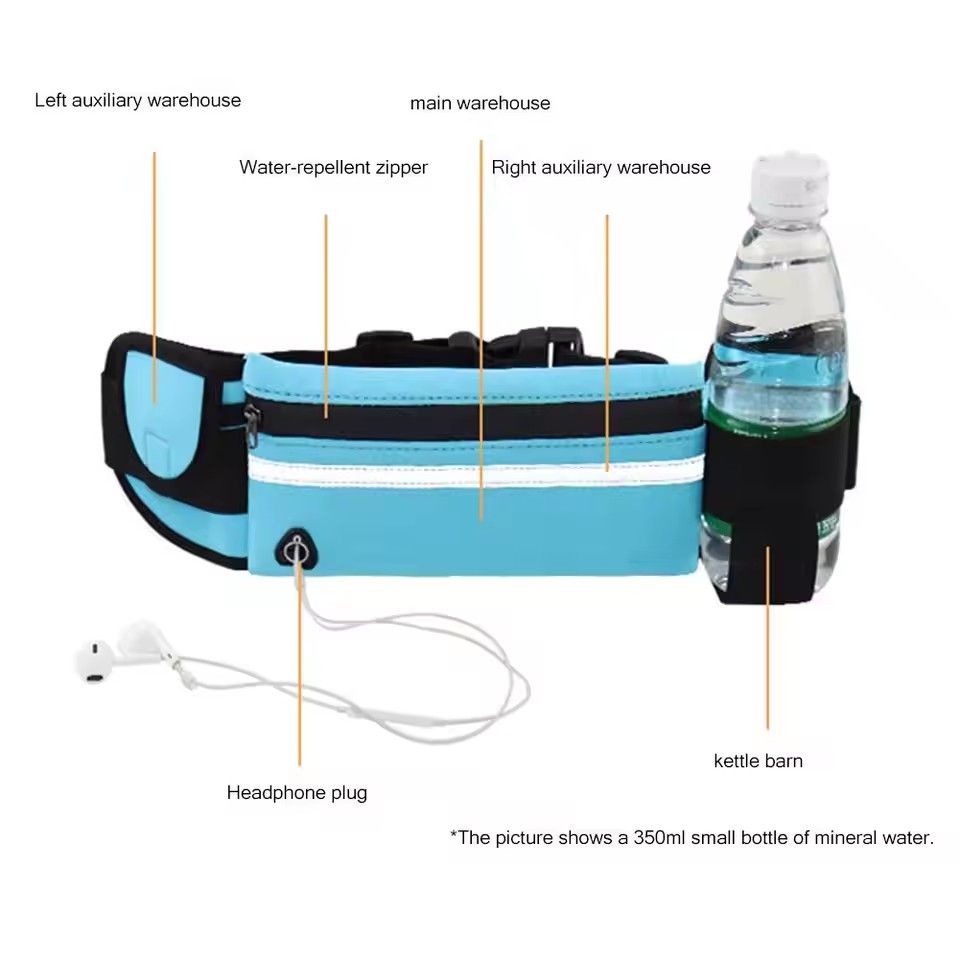 1PC  New Running Bag Cycling Bag Waist Bag Belt Bag Waterproof Sports Fanny Pack Mobile Phone Case Gym Running Jogging Run Pouch
