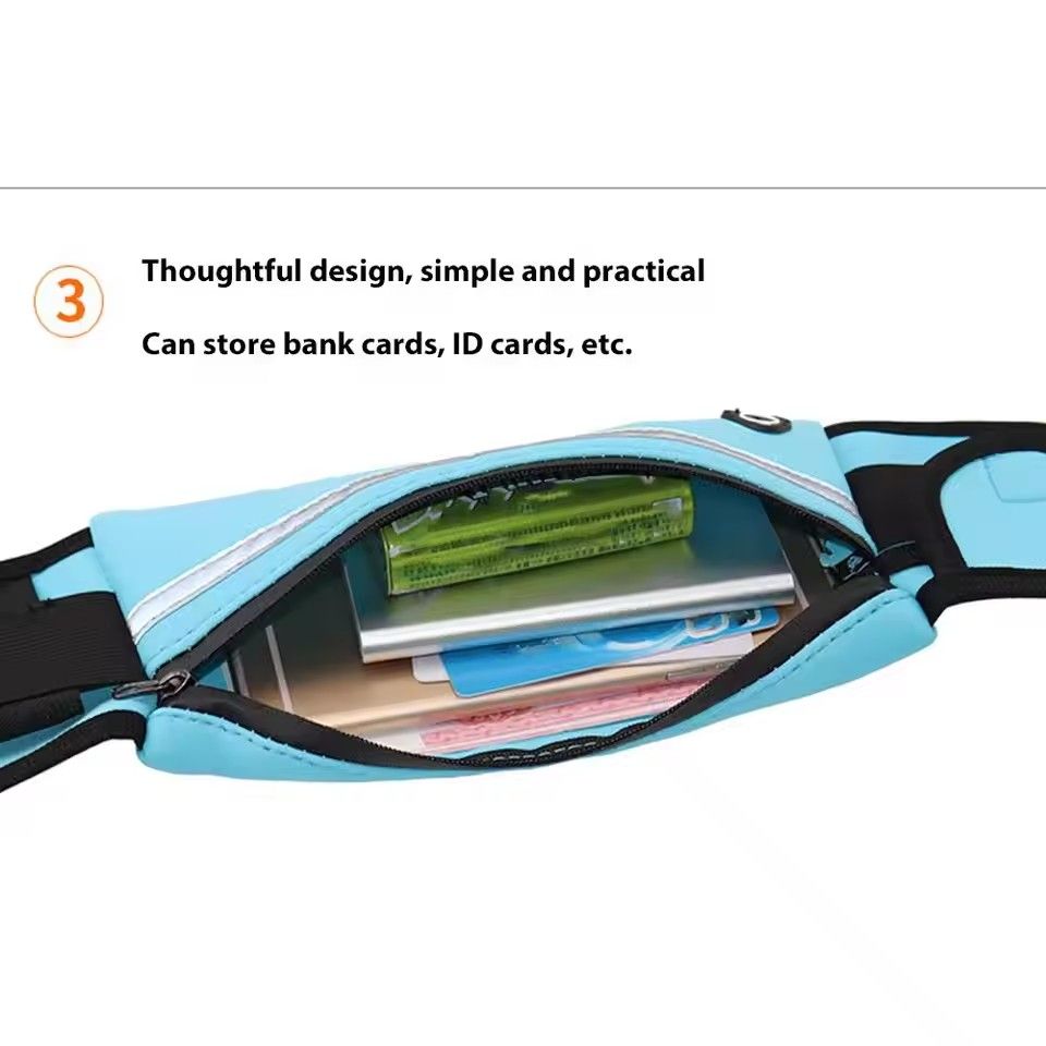 1PC  New Running Bag Cycling Bag Waist Bag Belt Bag Waterproof Sports Fanny Pack Mobile Phone Case Gym Running Jogging Run Pouch