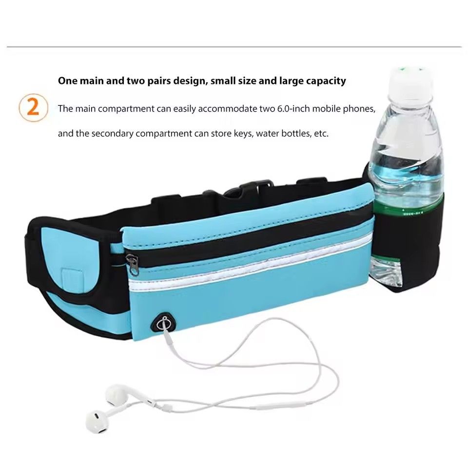 1PC  New Running Bag Cycling Bag Waist Bag Belt Bag Waterproof Sports Fanny Pack Mobile Phone Case Gym Running Jogging Run Pouch