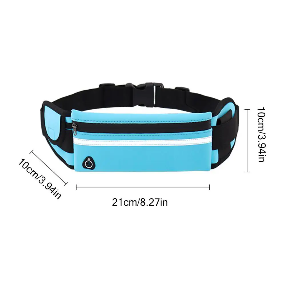 1PC  New Running Bag Cycling Bag Waist Bag Belt Bag Waterproof Sports Fanny Pack Mobile Phone Case Gym Running Jogging Run Pouch