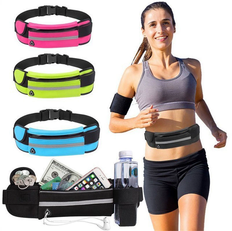 1PC  New Running Bag Cycling Bag Waist Bag Belt Bag Waterproof Sports Fanny Pack Mobile Phone Case Gym Running Jogging Run Pouch
