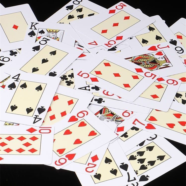 1 Pack Universal Durable Baccarat Texas Poker Cards Plastic Playing Cards Waterproof Smooth Poker Card Board Bridge Games