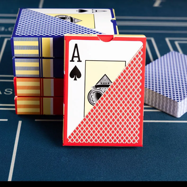 1 Pack Universal Durable Baccarat Texas Poker Cards Plastic Playing Cards Waterproof Smooth Poker Card Board Bridge Games