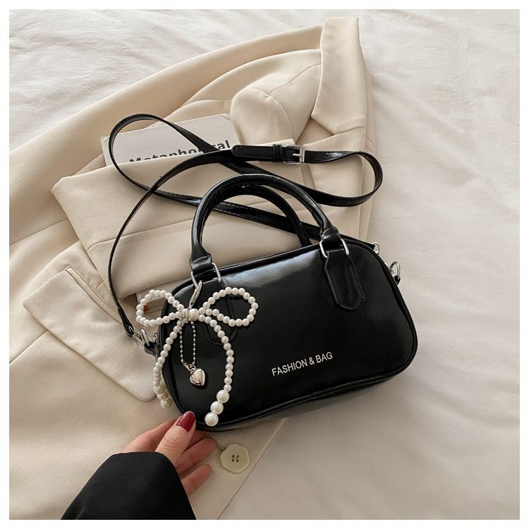 Retro Pu Leather Shoulder Pillow Bags for Women Simple Solid Color Ladies Phone Crossbody Bag Casual Female Handbag Purse Clutch