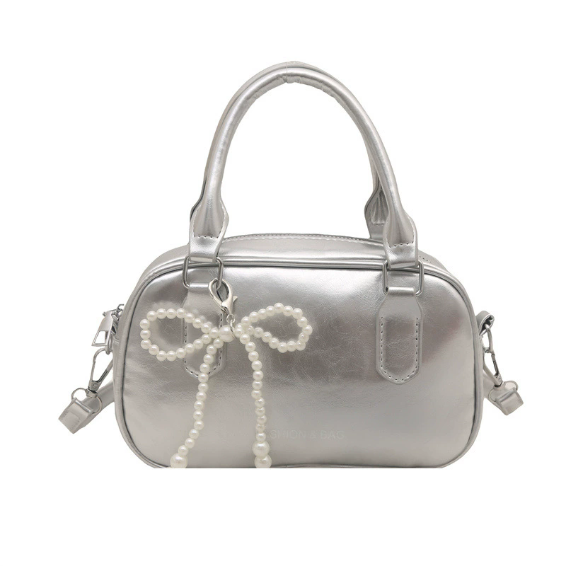 Retro Pu Leather Shoulder Pillow Bags for Women Simple Solid Color Ladies Phone Crossbody Bag Casual Female Handbag Purse Clutch