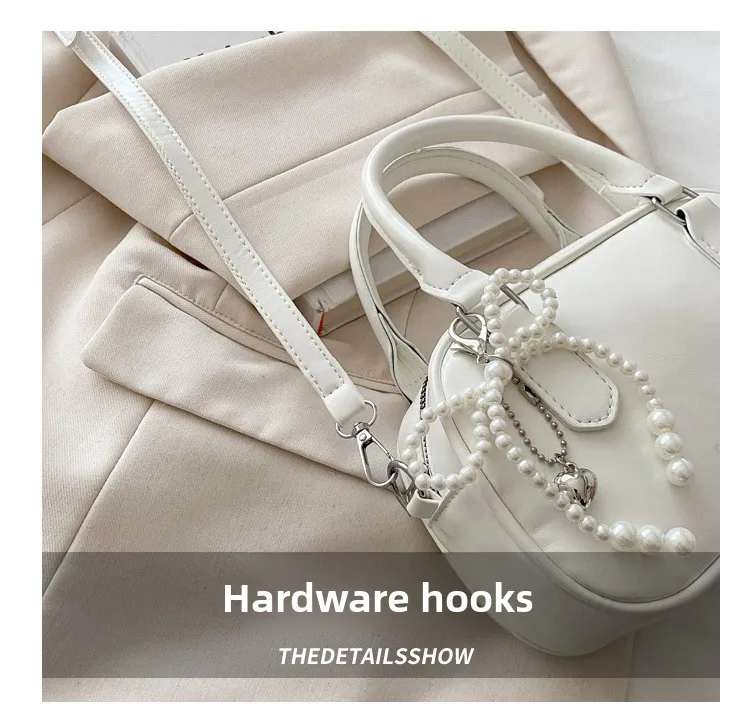 Retro Pu Leather Shoulder Pillow Bags for Women Simple Solid Color Ladies Phone Crossbody Bag Casual Female Handbag Purse Clutch