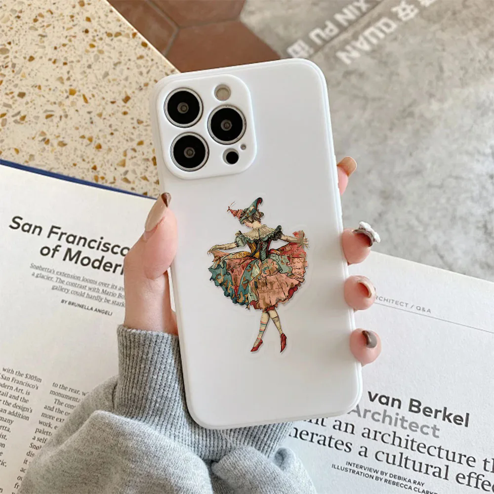 50PCS Victoria Decoration Graffiti Stickers DIY Luggage Notebook Skateboarding Motorcycle PET Waterproof Stickers H-42