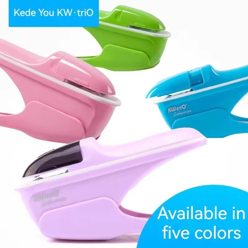 1PCDesktop Stapleless Stapler For Fixing Up To 8 Sheets For Home School Office Desktop Stapler Ticket Paper And Document Binding