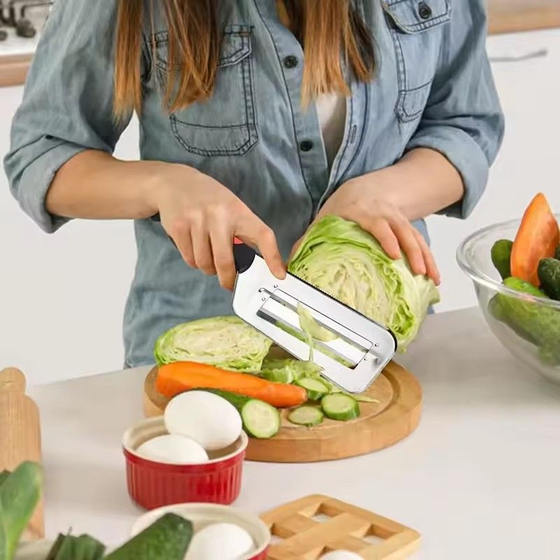 Cabbage Shredder Double-blade Planer Vegetable Graters Knife Slicing Hand Slicer Manual Cabbage Lettuce Cutter Kitchen Gadgets