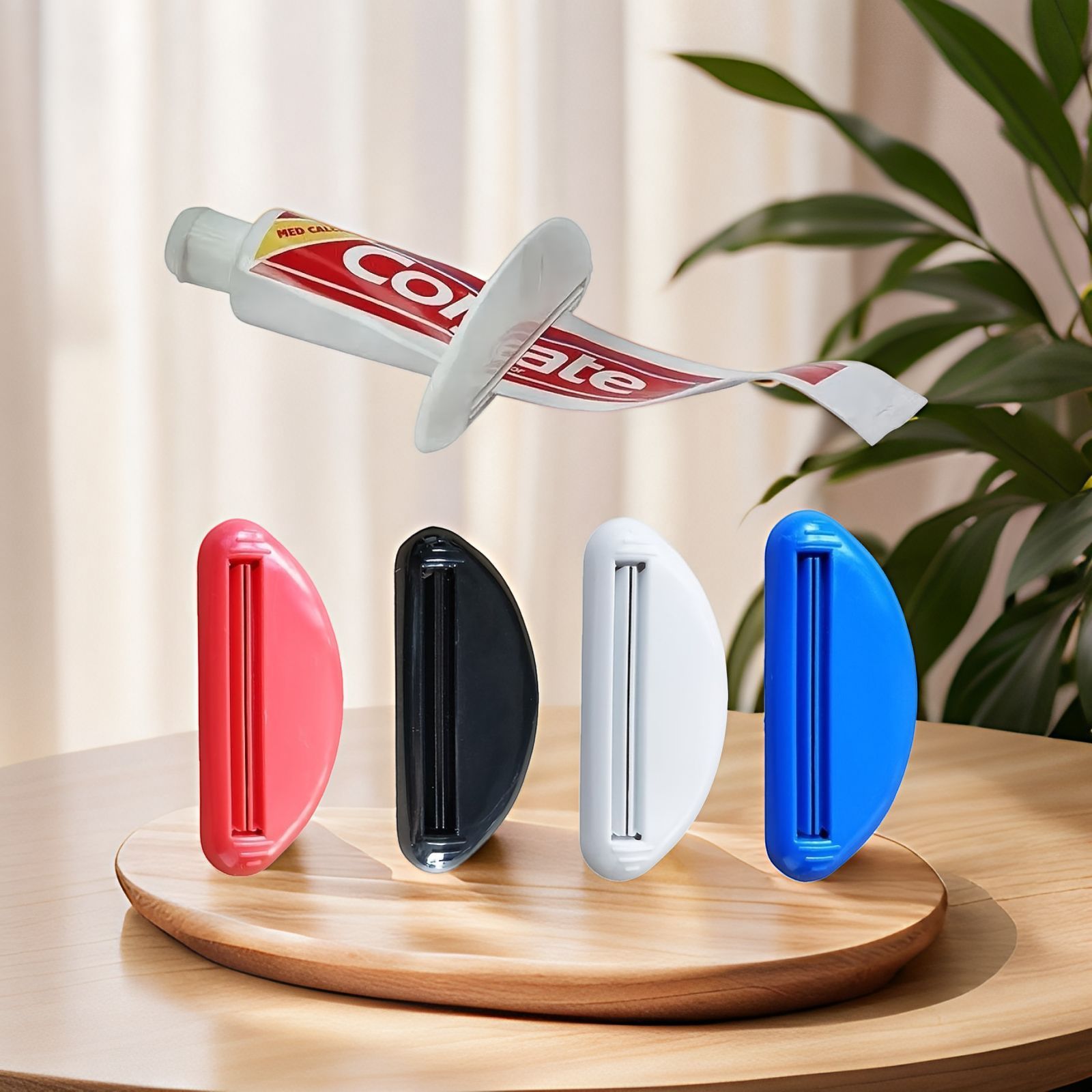 Multifunction Manual Toothpaste Dispenser Squeezer Clip for Easy Tube Paste Extraction Bathroom Accessory for Cream and Gel Use