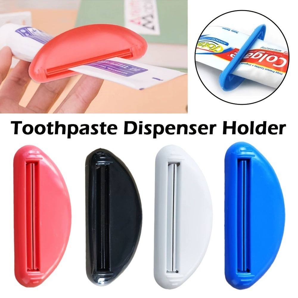 Multifunction Manual Toothpaste Dispenser Squeezer Clip for Easy Tube Paste Extraction Bathroom Accessory for Cream and Gel Use