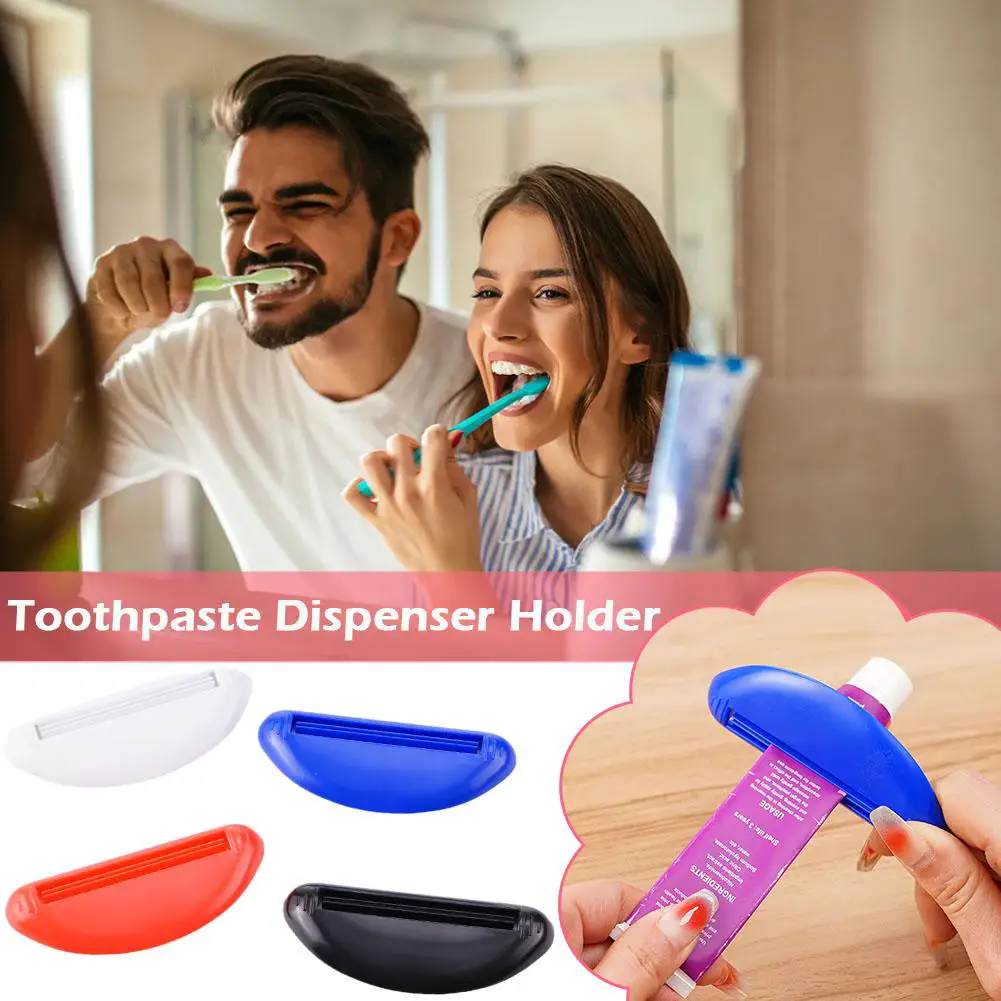 Multifunction Manual Toothpaste Dispenser Squeezer Clip for Easy Tube Paste Extraction Bathroom Accessory for Cream and Gel Use