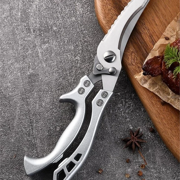 Stainless Steel Chicken Bone Scissors Kitchen Acceesories Household Food Scissors Fish Modern Kitchen Utensils Multipurpose Meat