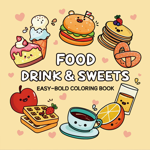 1PC   Cute Cartoon Coloring Book Educational Stress Relief Paperback Painting Gift Montessori Drawing Toy for Adults And Teens