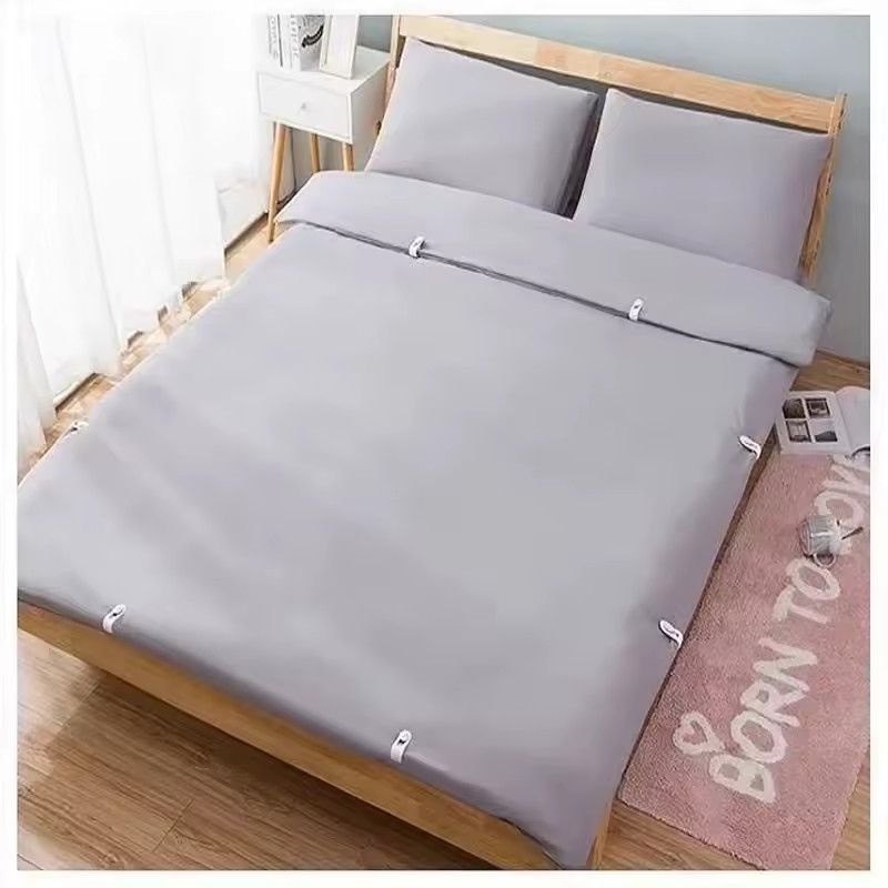 6PCS   Anti-slip and Needle-free Mattresses Quilt Holder Bed Accessories Quilt Cover Blanket Clip Tongs Anti-running Clothespin