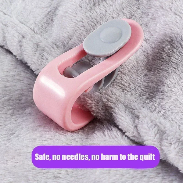 6PCS   Anti-slip and Needle-free Mattresses Quilt Holder Bed Accessories Quilt Cover Blanket Clip Tongs Anti-running Clothespin