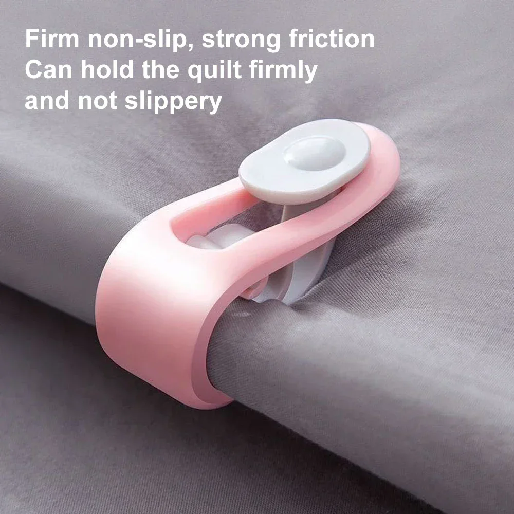 6PCS   Anti-slip and Needle-free Mattresses Quilt Holder Bed Accessories Quilt Cover Blanket Clip Tongs Anti-running Clothespin