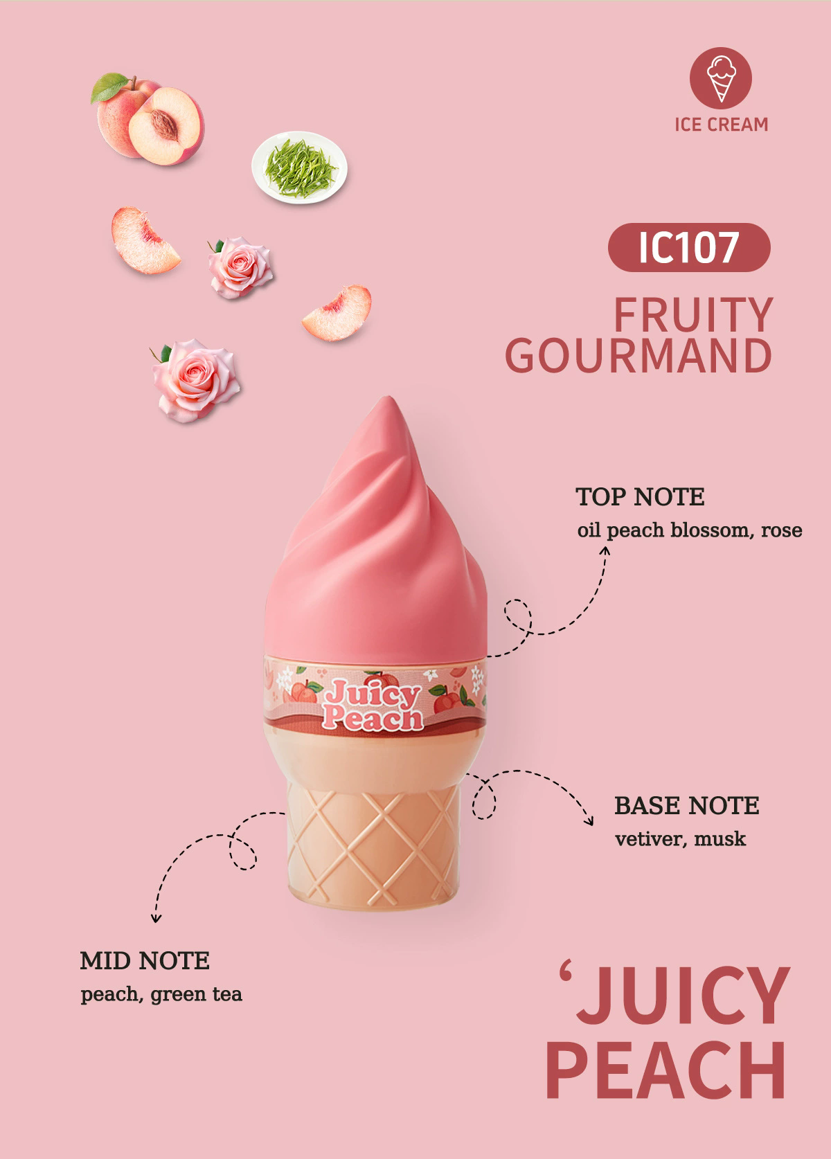 Ice Cream Chocolate Coffee Caramel Vanilla Perfume Spray,Sweet Warm Oriental Gourmand Women Scent,Coconut Fruity Fragrance Mist