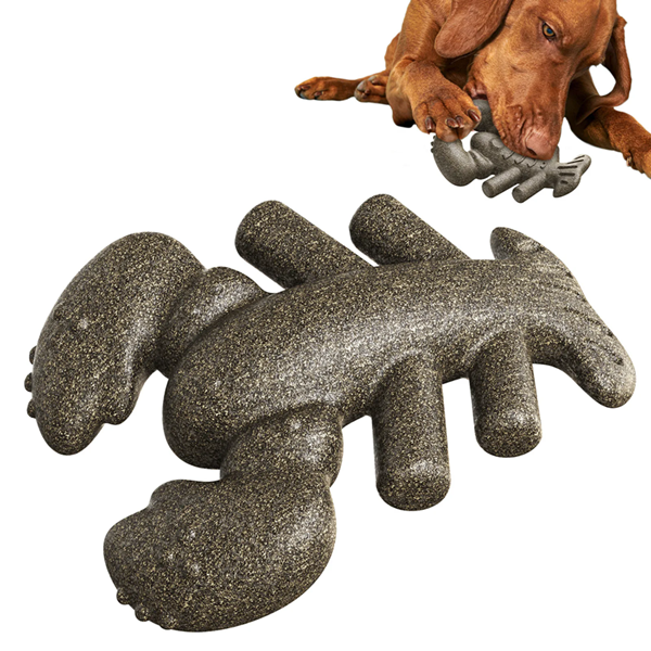 Big Dog Toy Chew Toy Molar Toothbrush Toy Tug-of-War Game Bulldog Anxiety Relief Interactive Lobster Shaped Pet Supplies