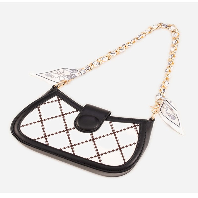 Minimalist Bag Strap Adjustable Chain Weave Scarf Replacement Shoulder Strap For Women Purse Fashion Decor bag accessories