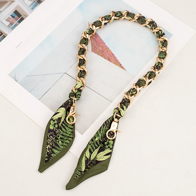 Minimalist Bag Strap Adjustable Chain Weave Scarf Replacement Shoulder Strap For Women Purse Fashion Decor bag accessories